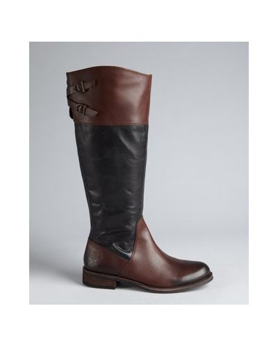 vince leather cadot buckle shoe