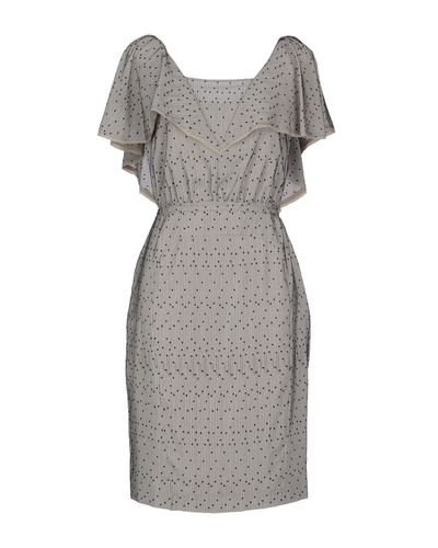Lyst - Fendi Knee-length Dress in Gray