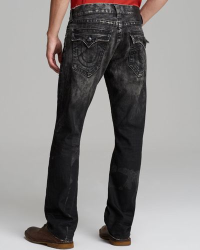 mens black true religion jeans