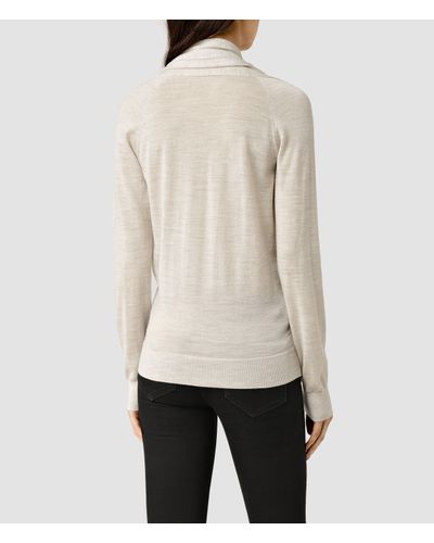 Lyst - AllSaints Rola Twist Sweater Usa Usa in Gray
