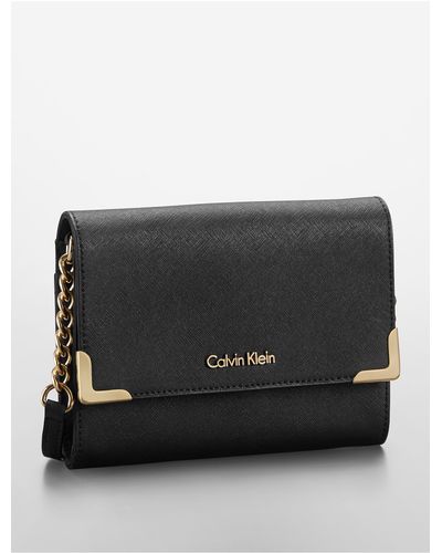 calvin klein saffiano crossbody
