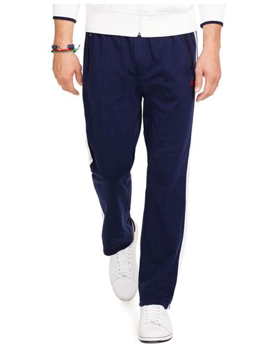 polo interlock track pants