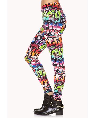 nike graffiti leggings