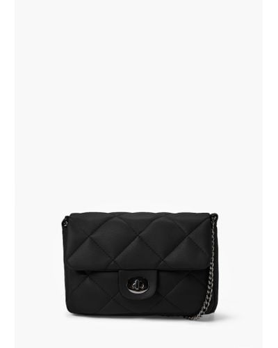 mango quilted cross body bag