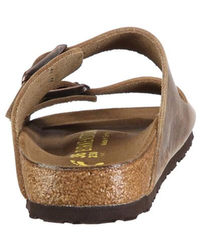 birkenstock arizona leather tobacco sandals