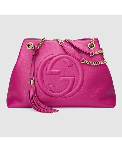 gucci purple soho bag