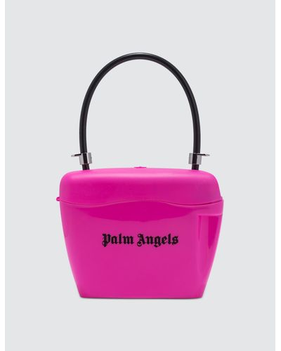 pink palm angels padlock bag