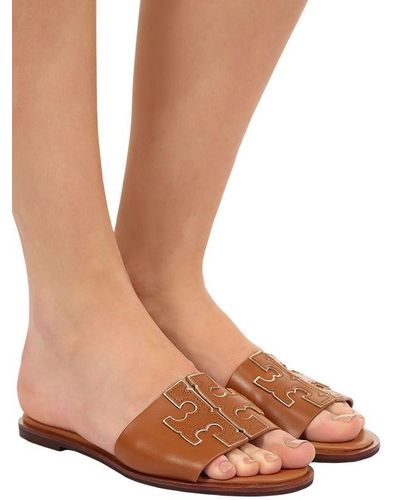 tory burch ines embellished flat slide sandals