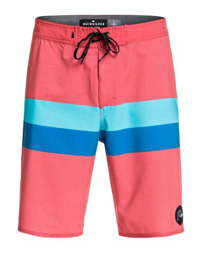 Quiksilver Board Shorts in Red for Men - Lyst
 Quiksilver Shorts Red