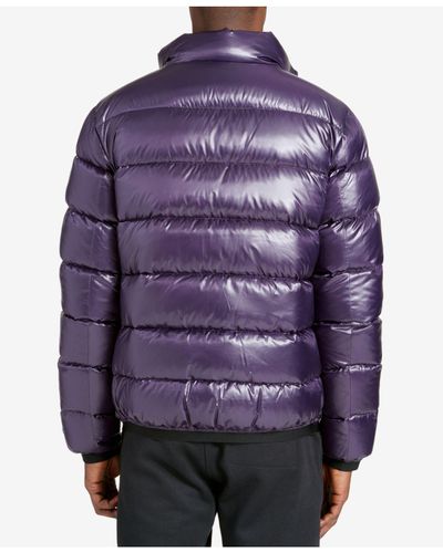 Lyst - DKNY Men's Essential Puffer Jacket in Purple for Men