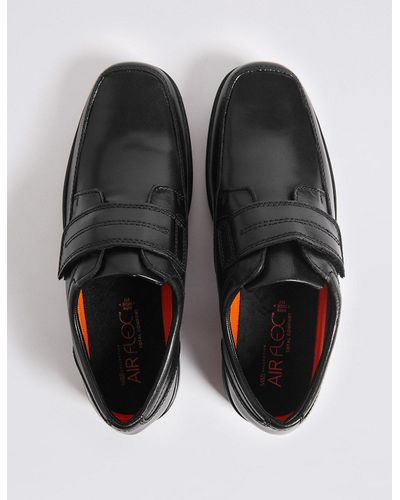 mens wide leather shoes