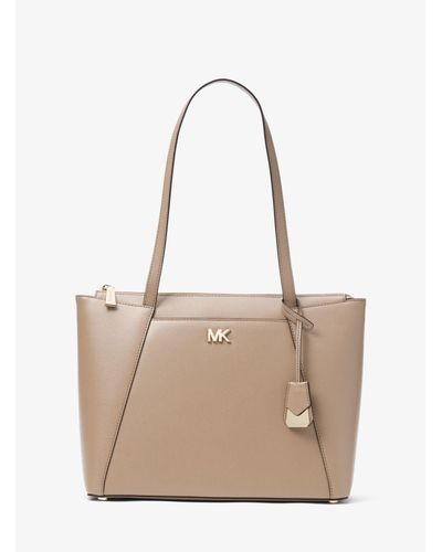 maddie medium crossgrain leather tote