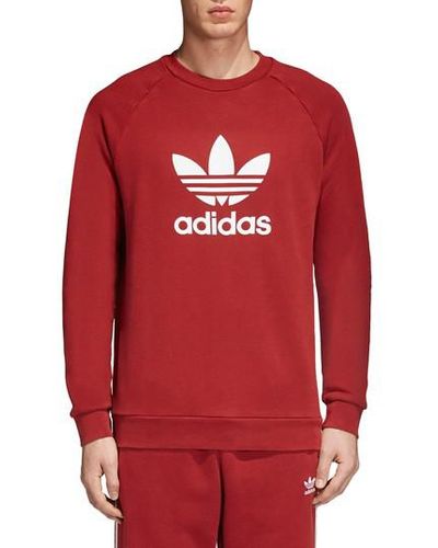 red adidas sweater mens