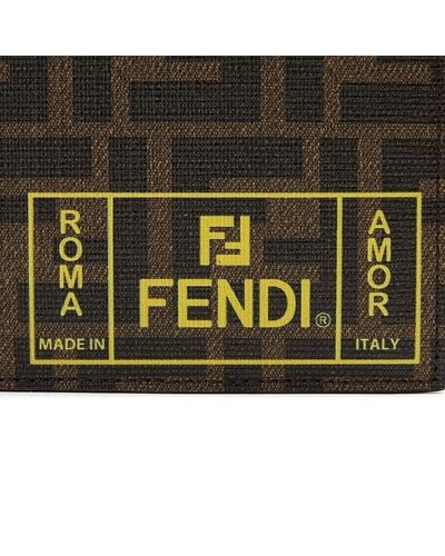 Fendi Bifold Wallet in Black for Men - Lyst