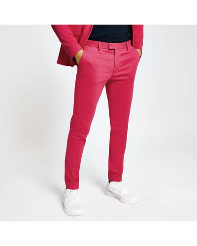 neon pink pants men