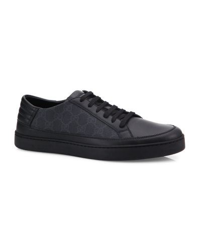 gucci gg supreme sneaker black