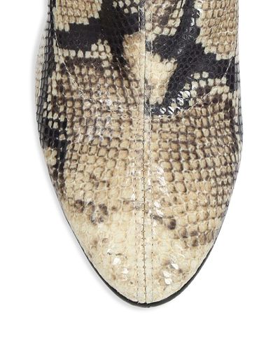 over the knee snakeskin