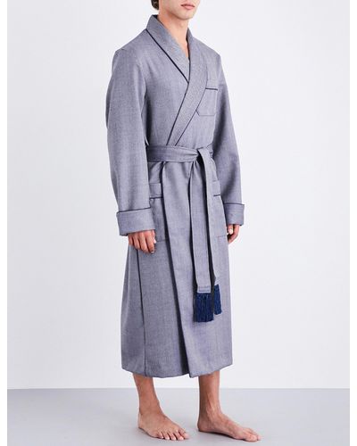 derek rose wool robe