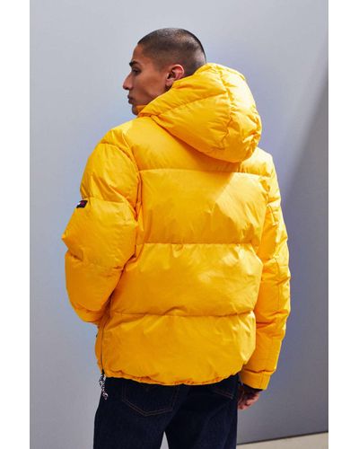 yellow padded jacket mens