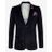 Ted Baker | Black Tight Lines Velvet Blazer for Men | Lyst