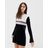 Vestito maglia in colourblock di Free People in Black