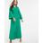 Vestito lungo stile kimono a portafoglio verde di Missguided in Green