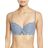 Seafolly Blue Capri Check Underwire Bikini Swim Top