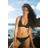 Mikoh Swimwear Cayman Macrame Brazilian Bikini Bottom - Night Black