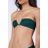 Mikoh Swimwear Reunion V-wire Bandeau Bikini Top - Kelp Green