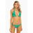 ViX Bia Tube Triangle Bikini Top - Lagoon Green Tie Dye Print