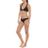 Mikoh Swimwear Cayman Macrame Brazilian Bikini Bottom - Night Black