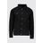 BoohooMAN Borg Collar Denim Jacket in Black for Men - Lyst