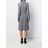 Pleated knit dress di Calvin Klein in Gray