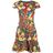 Alice + Olivia Multicolor 'Kirby' Kleid mit Blumen-Print