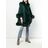 Liska Oversized Hooded Coat in het Green