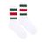 Chaussettes en coton stretch avec bande Web Gucci en coloris White