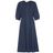Diane von Furstenberg Blue Kleid Thea aus einem Baumwollgemisch