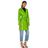 Kendall + Kylie Green Farrah Vegan Leather Trench Coat
