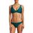 Heidi Klein Multicolor Center-buckle Textured Bikini Top