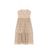 Alice + Olivia Natural Knielanges Kleid