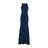 Halston Heritage Blue Langes Kleid
