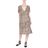 Alice + Olivia Natural Knielanges Kleid