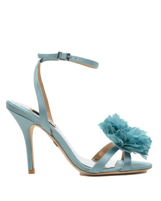 badgley mischka blue sandals