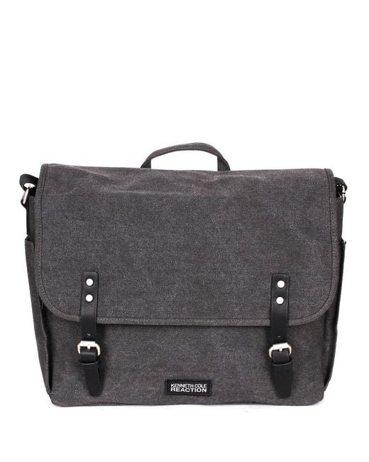 Kenneth cole reaction One Day Or Another Messenger Bag in Gray for Men ...