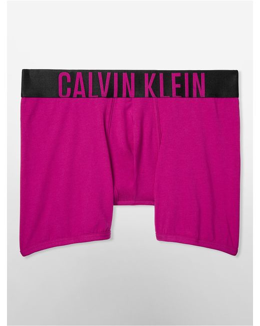 Calvin klein Underwear Intense Power Cotton Boxer Brief in Pink for Men ...