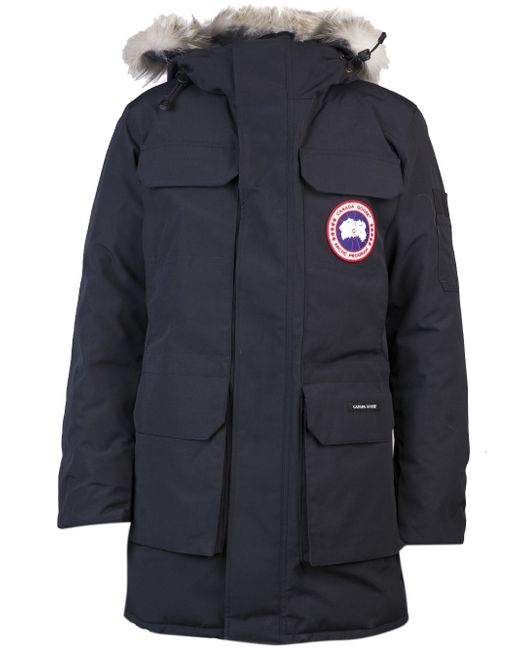 Canada goose Expedition Coyote Fur Trim Parka in Blue for Men - Save 4% | Lyst