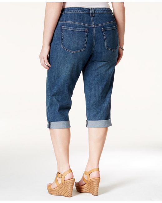 plus size capri jeans