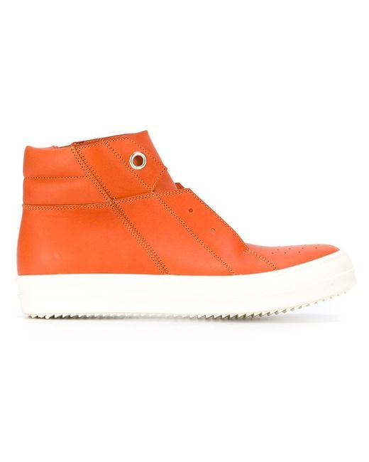 rick owens yellow sneakers