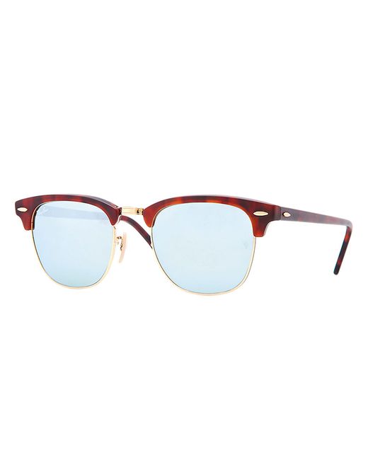 Ray-ban Clubmaster Iconic Sunglasses in Blue | Lyst