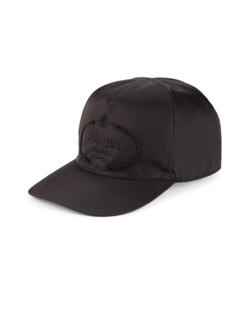 prada baseball cap black